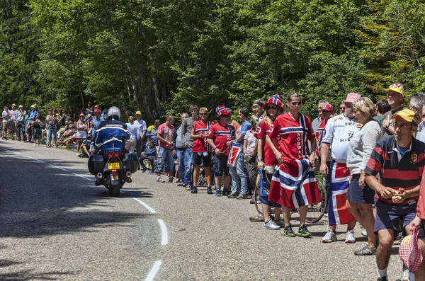 Espectadores de Le Tour de France — Foto de Stock