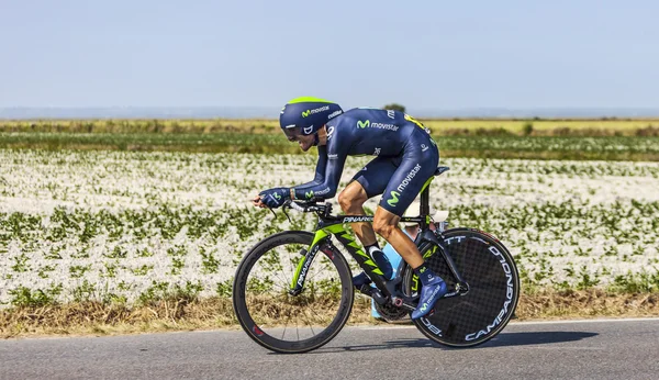 Rowerzysta alejandro valverde — Zdjęcie stockowe