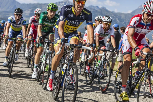 Binnen het peloton — Stockfoto