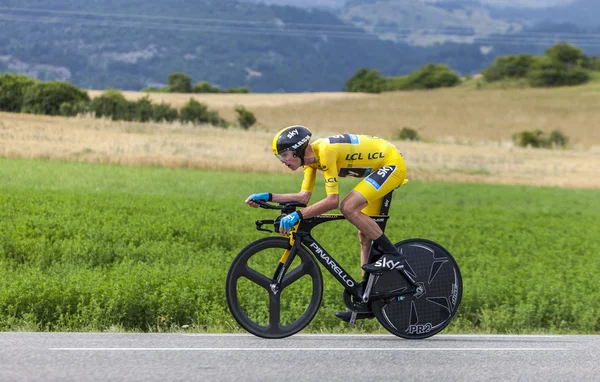 Gelbes Trikot - Christopher Froome — Stockfoto