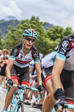 Andy Schleck tırmanma Alpe D'Huez