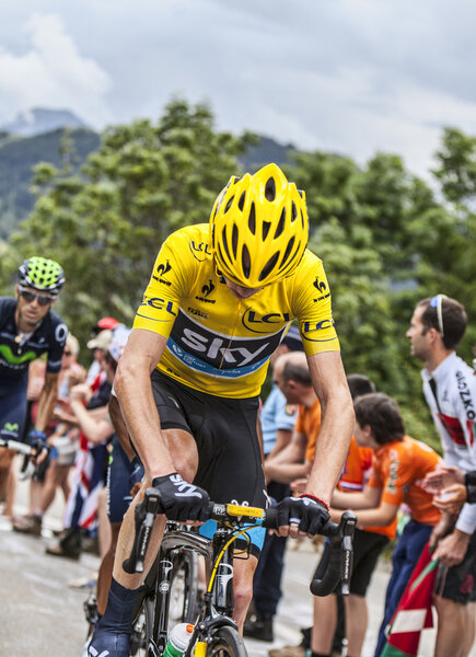 Yellow Jersey on Alpe D'Huez