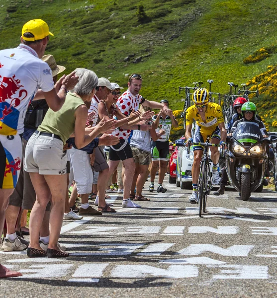 Jersey amarillo, Daryl Impey — Foto de Stock