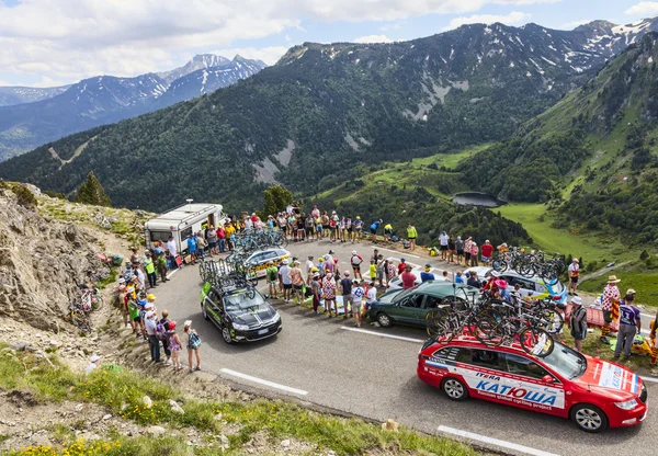 Coche técnico en Pirineos Montañas —  Fotos de Stock