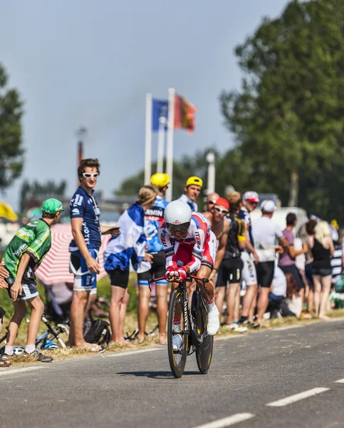 El ciclista Joaquim Rodríguez Oliver — Foto de Stock