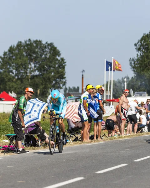 Cyklist jakob fuglsang — Stockfoto