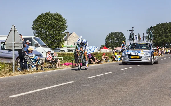 The Cyclist Wouter Poels — Stock Photo, Image