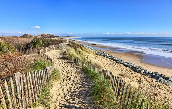 Sentier sur la Dune Atlantique en Bretagne — Photo