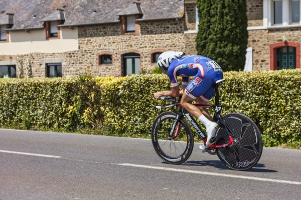 El ciclista Alexandre Geniez — Foto de Stock