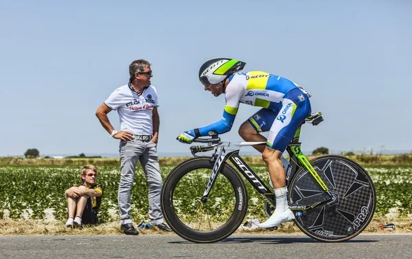 El ciclista Michael Albasini — Foto de Stock