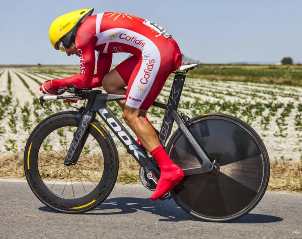 Der Radfahrer christophe le mevel — Stockfoto