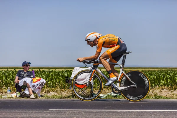 De fietser juan jose oroz ugalde — Stockfoto