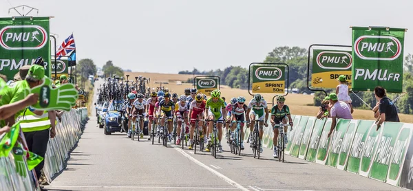 The Peloton Delayed — Stock Photo, Image