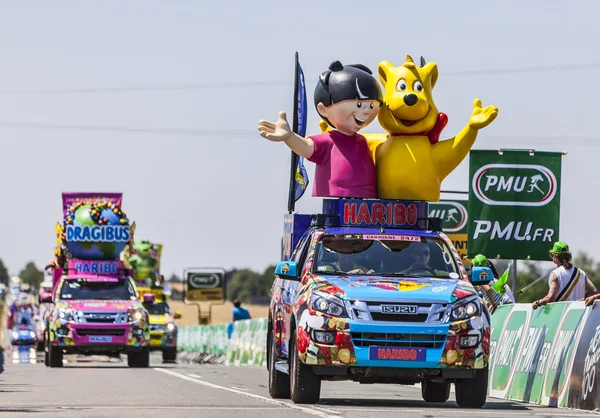 Haribo-Fahrzeuge — Stockfoto