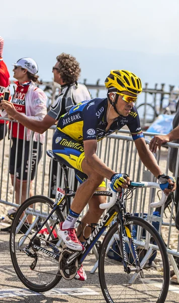 The Cylist Alberto Contador — Stock Photo, Image