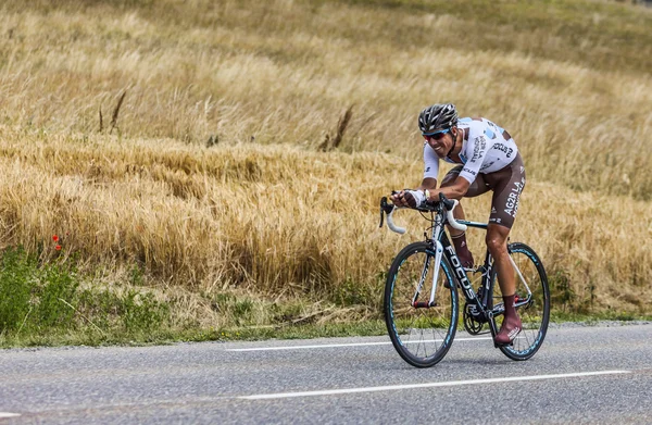 El ciclista Sebastien Minard — Foto de Stock