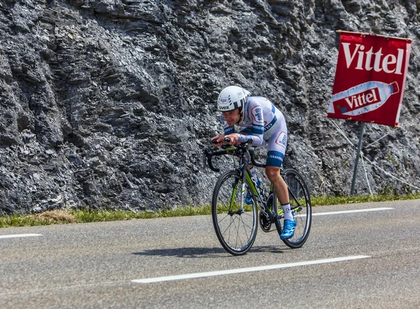 The Cyclist Johannes Frohlinger — стокове фото