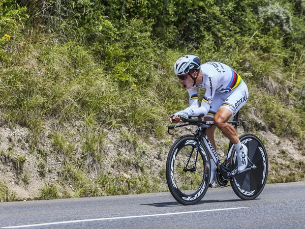 Der Radfahrer tony martin — Stockfoto