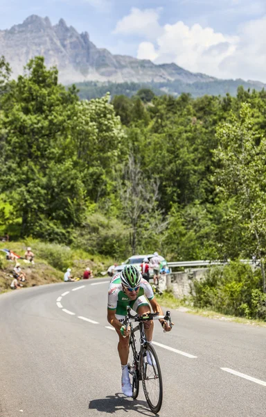 El ciclista Cyril Lemoine — Foto de Stock