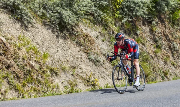 Der Radfahrer Brent Bookwalter — Stockfoto