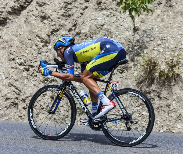 El ciclista Matteo Tosatto — Foto de Stock