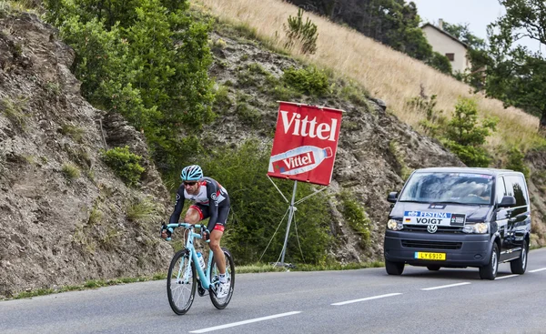 Cyklisten jens voigt — Stockfoto