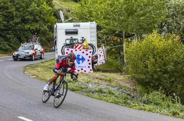 The Cyclist Manuel Quinziato — Stock Photo, Image