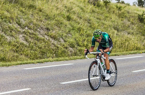 Il Ciclista Davide Malacarne — Foto Stock