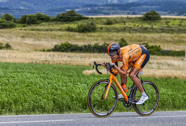 El ciclista Mikel Astarloza — Foto de Stock