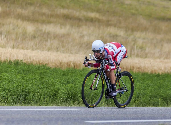 Il ciclista Daniel Moreno Fernandez — Foto Stock