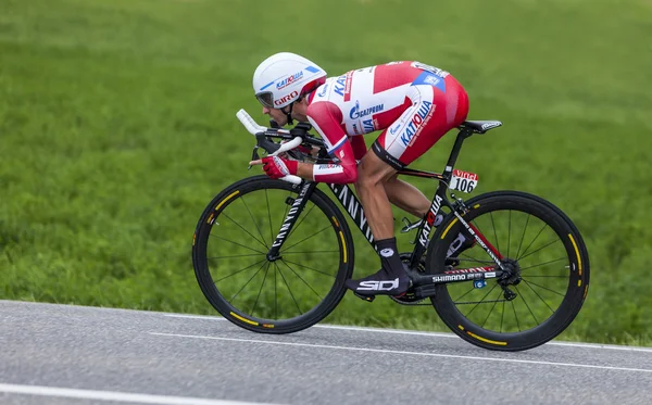 The Cyclist Daniel Moreno Fernandez — Stock Photo, Image