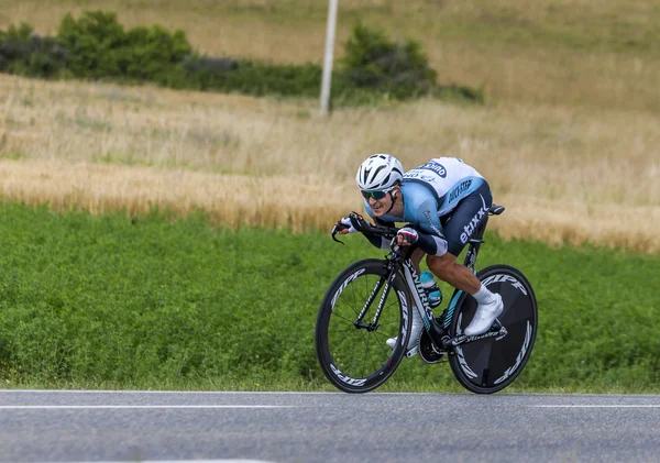 De fietser michal kwiatkowski — Stockfoto