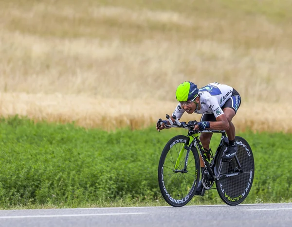 Der Radfahrer nairo alexander quintana rojas — Stockfoto