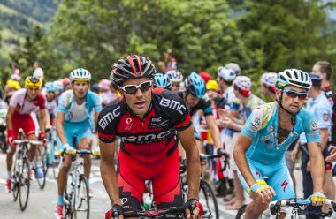 Alpe D'Huez üzerinde Peloton