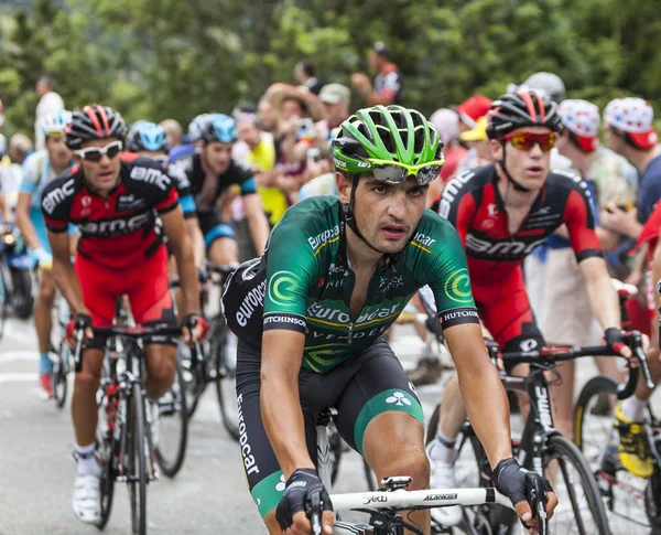 Davide malacarne klimmen alpe d'huez — Stockfoto