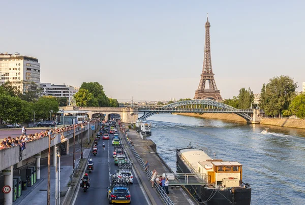 Peloton v Paříži — Stock fotografie