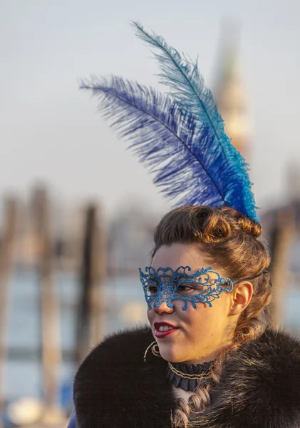 Maschera di Colombina — Foto Stock