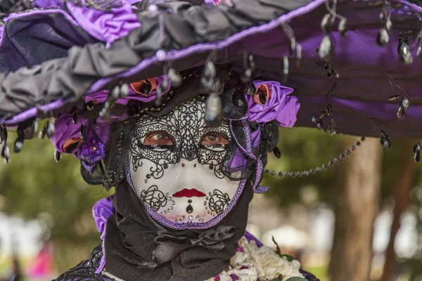 ANNECY, FRANCE, MARCH 15, 2014: Disguised Person — Stock Photo, Image