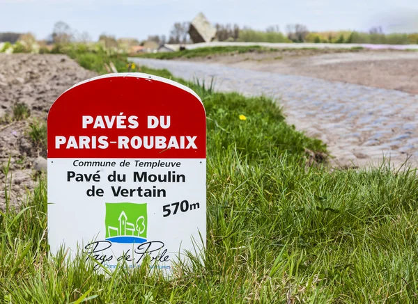 París Roubaix-Milestone —  Fotos de Stock