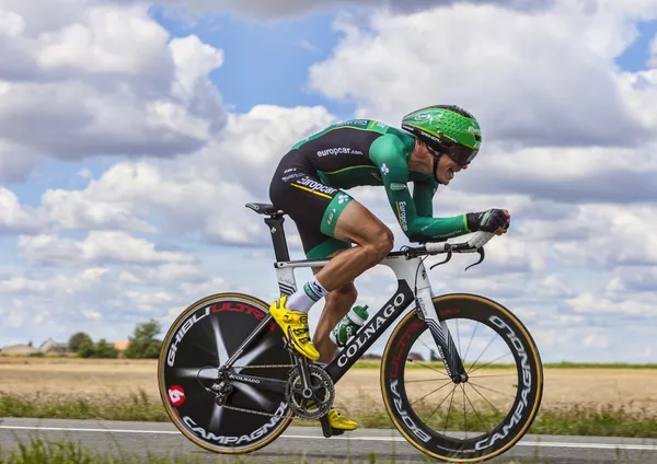 El ciclista Christophe Kern — Foto de Stock