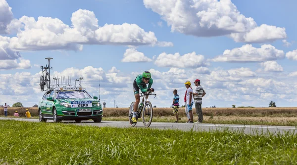 El ciclista Christophe Kern — Foto de Stock