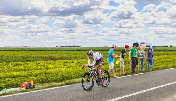 O ciclista Sebastien Minard — Fotografia de Stock