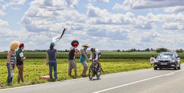 Tour de france działania — Zdjęcie stockowe