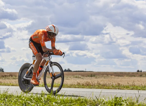 El ciclista Egoi Martinez — Foto de Stock