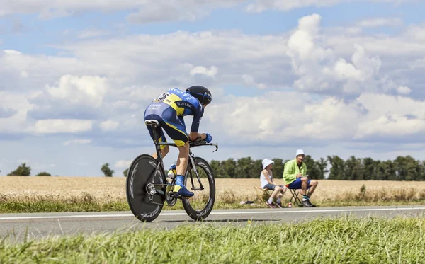 Велогонщик Крис Соренсен — стоковое фото