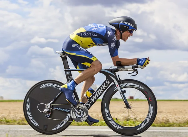 The Cyclist Chris Sorensen — Stock Photo, Image