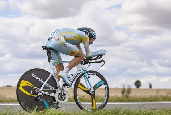 De fietser janez brajkovic — Stockfoto