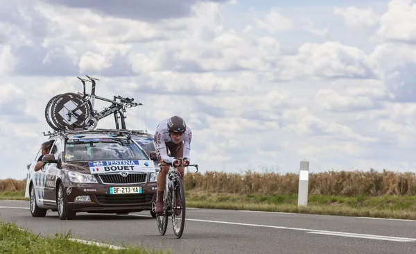 El ciclista Maxime Bouet — Foto de Stock