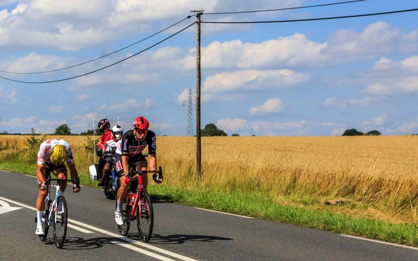 Les Vignes Chateau France July 2021 Image Breakaway Riding Road — Stock Photo, Image