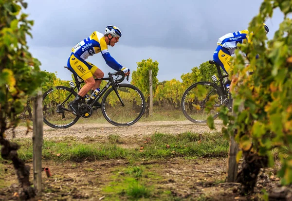 Noizay Francia Octubre 2020 Ciclista Belga Thimo Willems Del Team — Foto de Stock